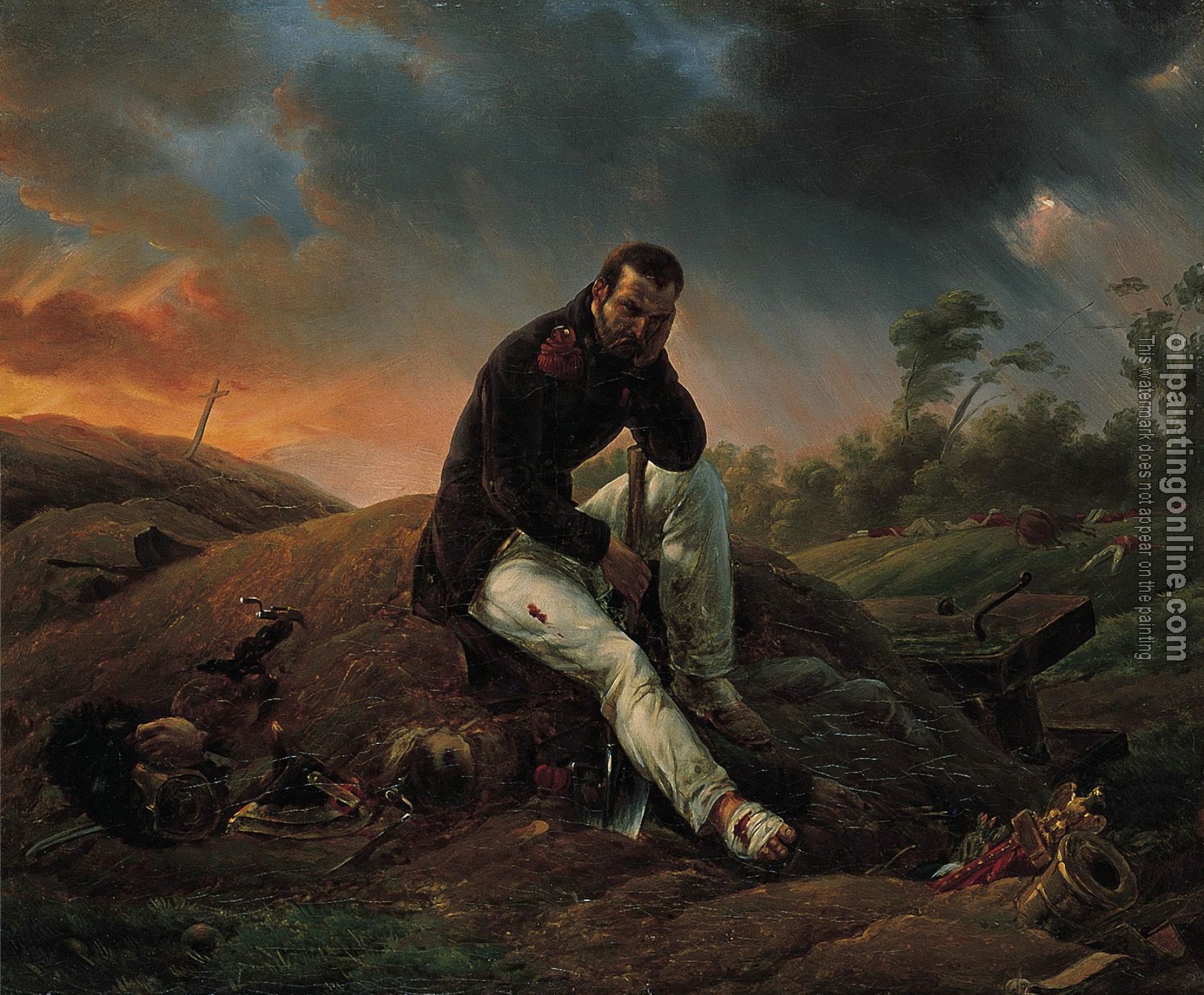 Vernet, Horace - Horace Vernet, The Soldier on the Field of Battle